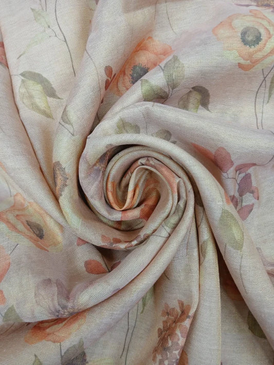 COTTON TISSUE DIGITAL PRINTED FABRIC