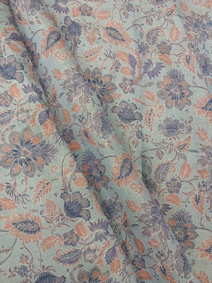 ORGANZA TISSUE DIGITAL PRINTED FABRIC