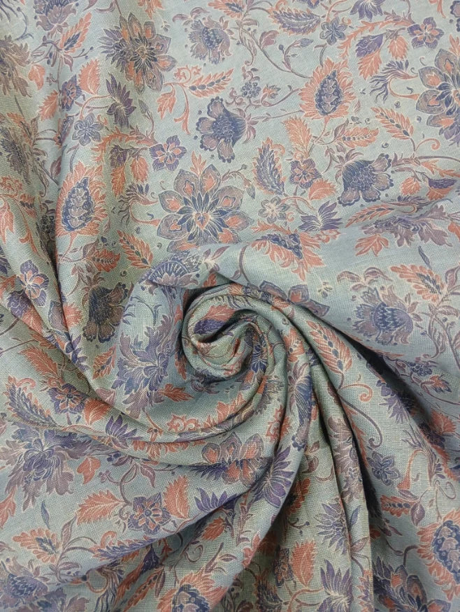 ORGANZA TISSUE DIGITAL PRINTED FABRIC