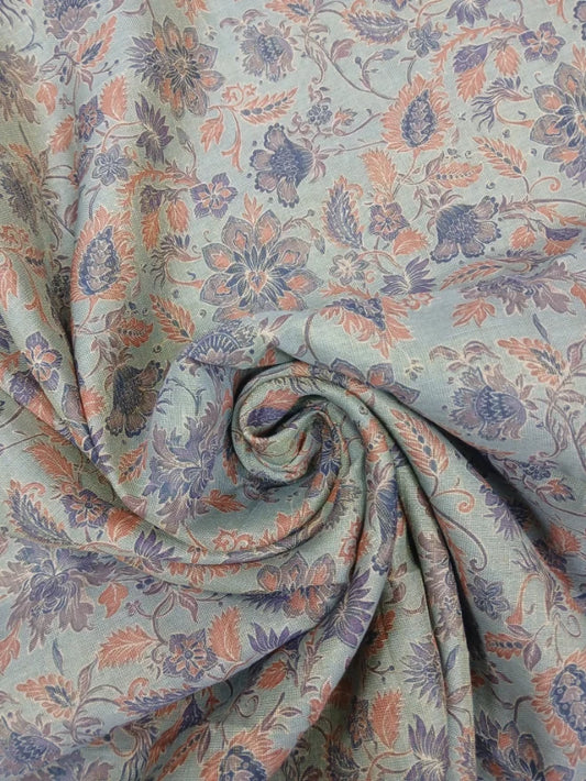 ORGANZA TISSUE DIGITAL PRINTED FABRIC