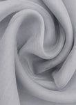 GRAY KHADI ORGANZA DYED FABRIC