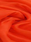 ORANGE KHADI ORGANZA DYED FABRIC