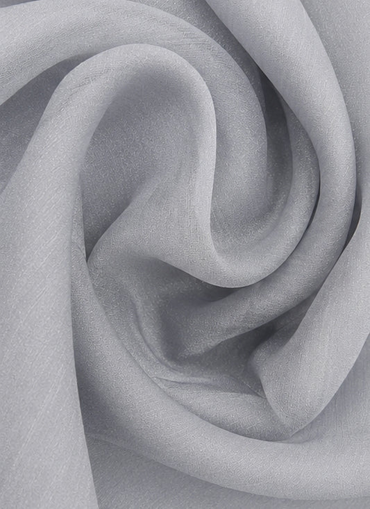 GRAY KHADI ORGANZA DYED FABRIC