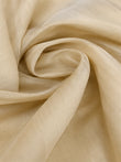 CHICKOO KHADI ORGANZA DYED FABRIC