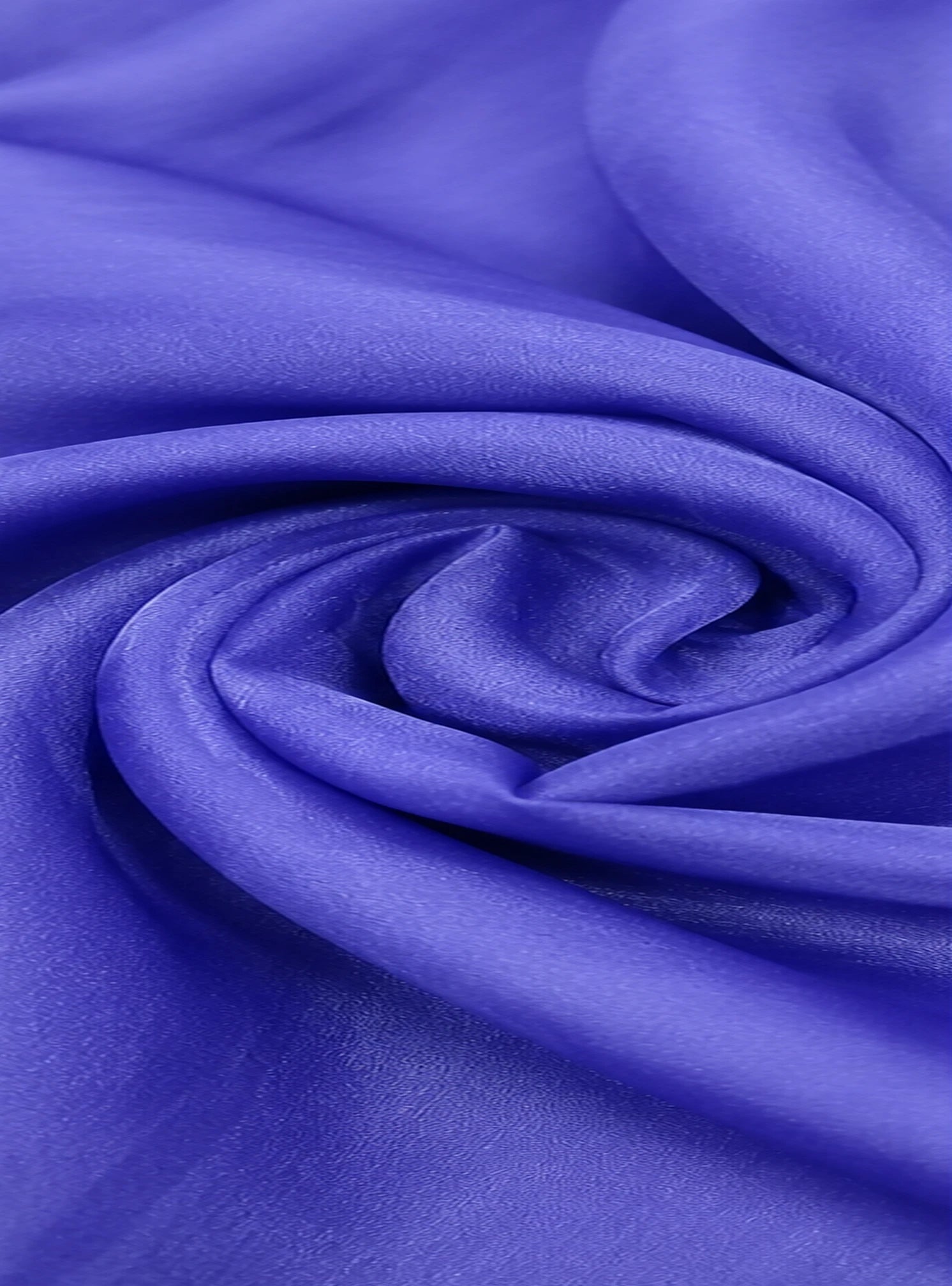 BLUE KHADI ORGANZA DYED FABRIC