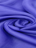 BLUE KHADI ORGANZA DYED FABRIC