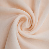 LIGHT ORANGE KHADI ORGANZA DYED FABRIC