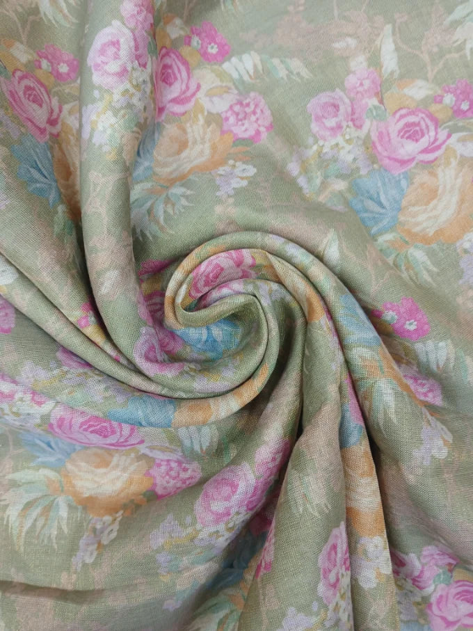 COTTON TISSUE DIGITAL PRINTED FABRIC