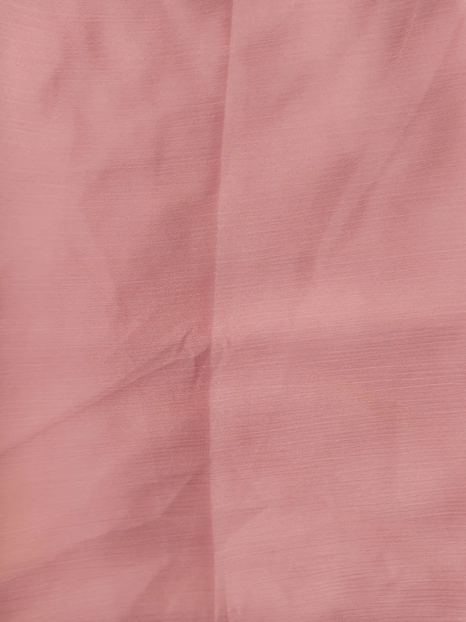 PEACH CRYSTAL CHIFFON FABRIC