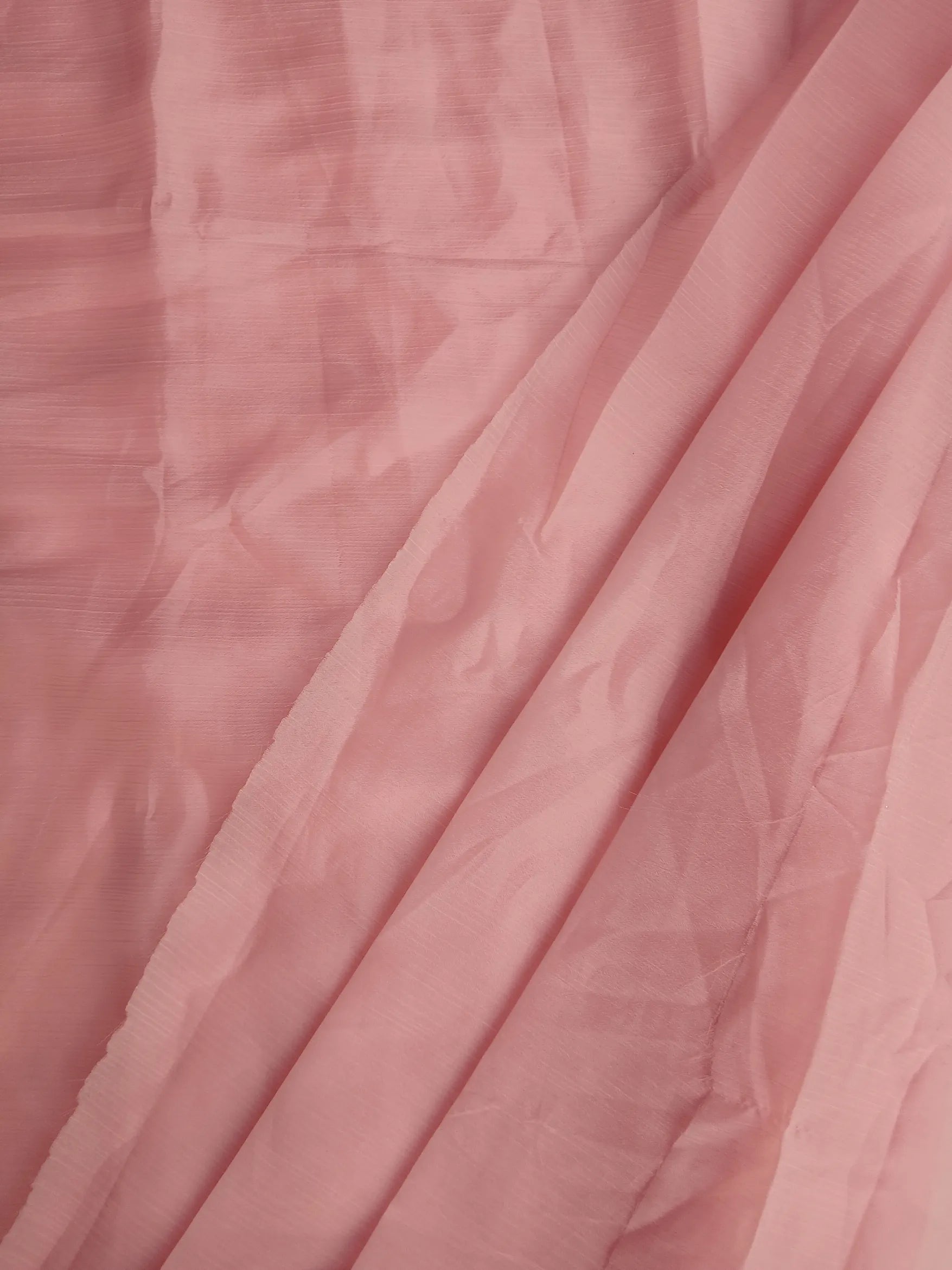 PEACH CRYSTAL CHIFFON FABRIC