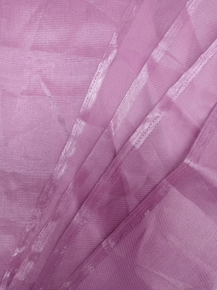 ORGANZA MERCURY SILK DYED FABRIC