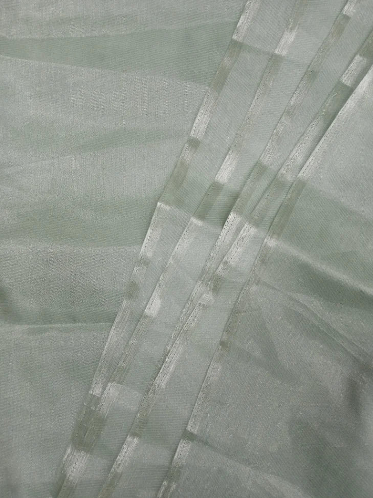 ORGANZA MERCURY SILK DYED FABRIC