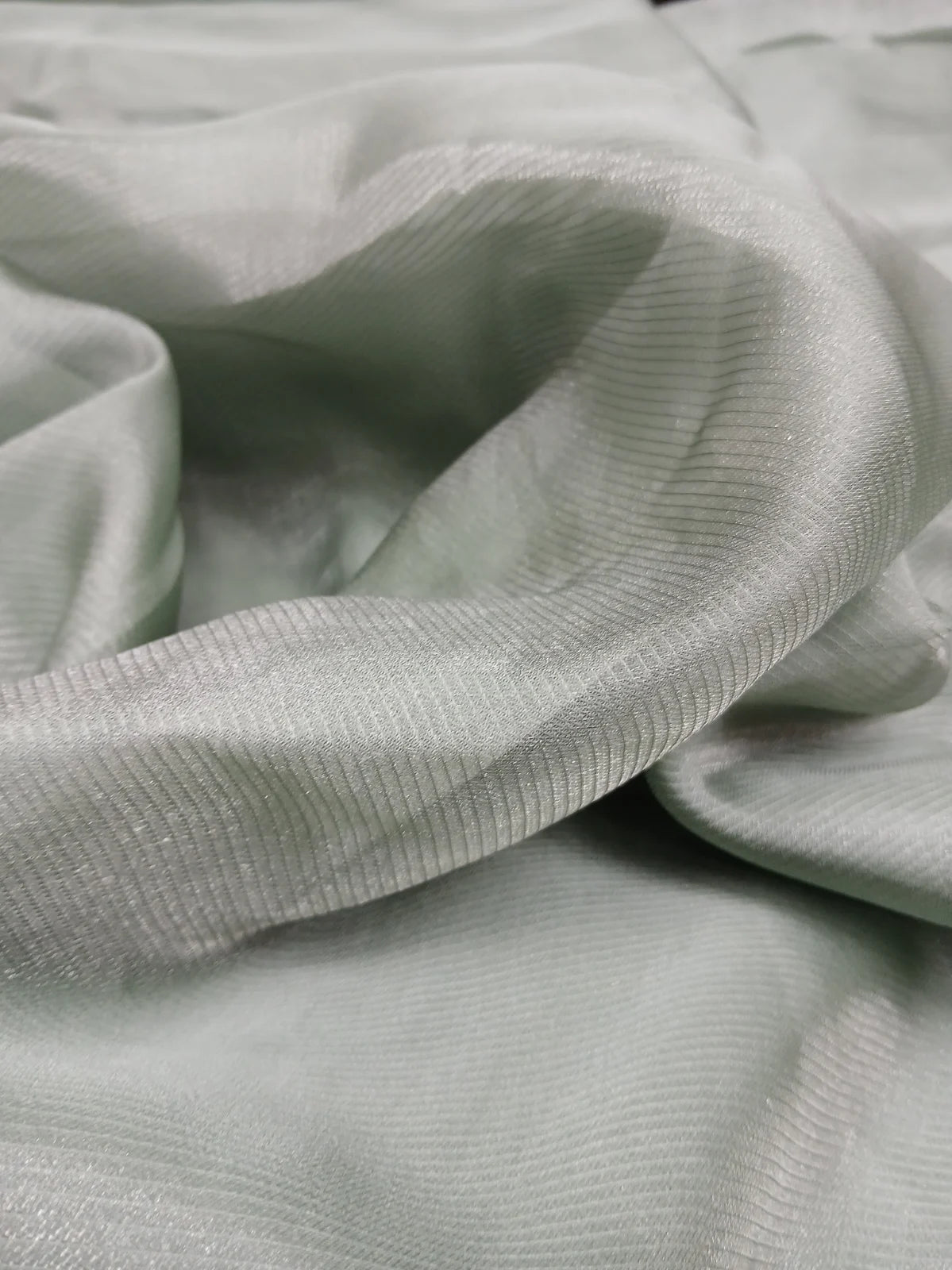 ORGANZA MERCURY SILK DYED FABRIC