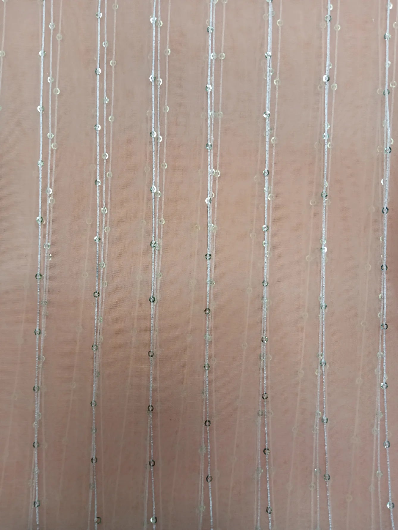 ORGANZA FEEZY-1 SEQUENCE FABRIC