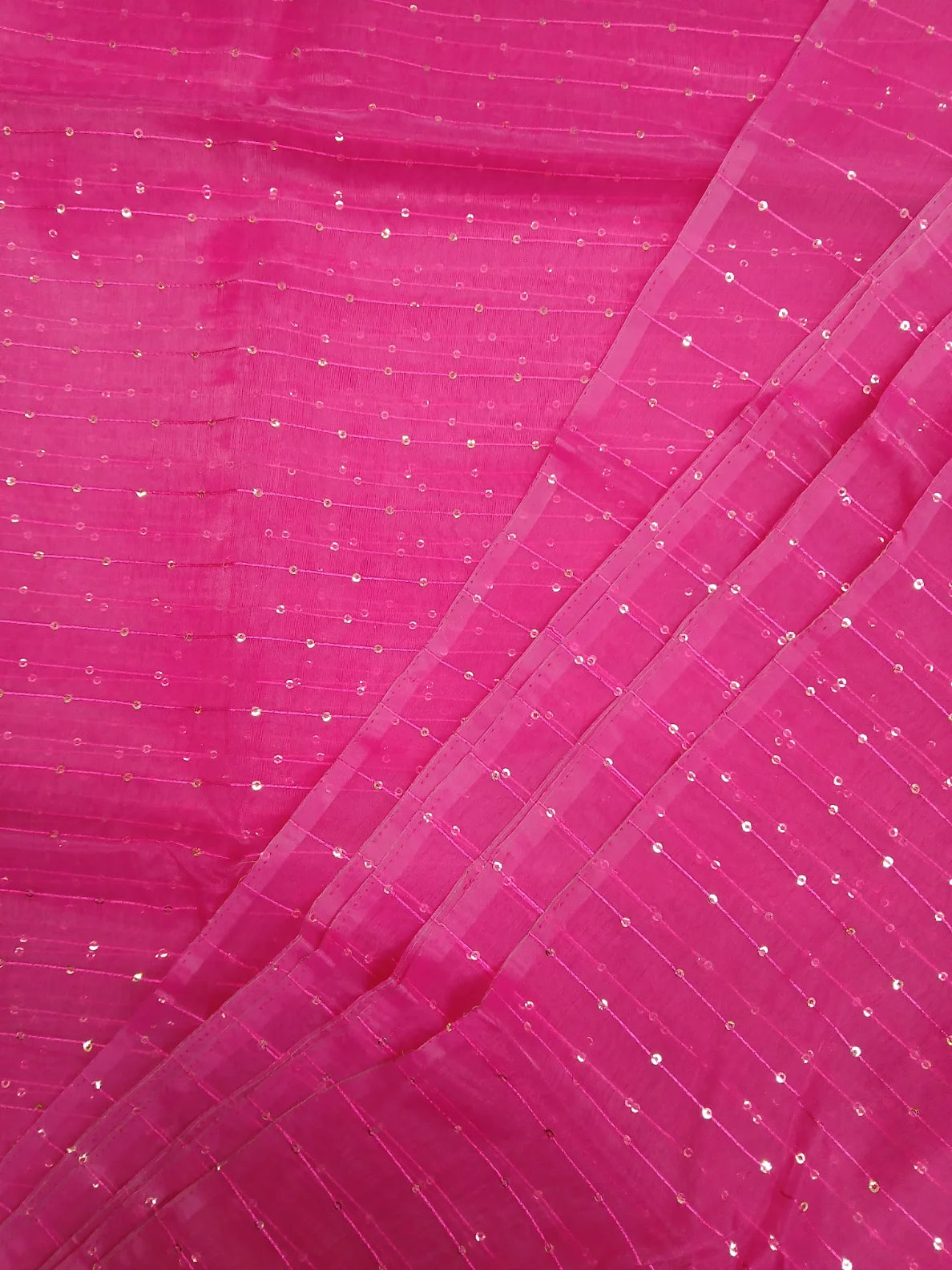 ORGANZA FEEZY-1 SEQUENCE FABRIC