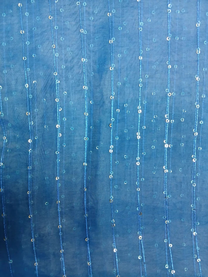 ORGANZA FEEZY-1 SEQUENCE FABRIC