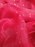 ORGANZA FEEZY-1 SEQUENCE FABRIC