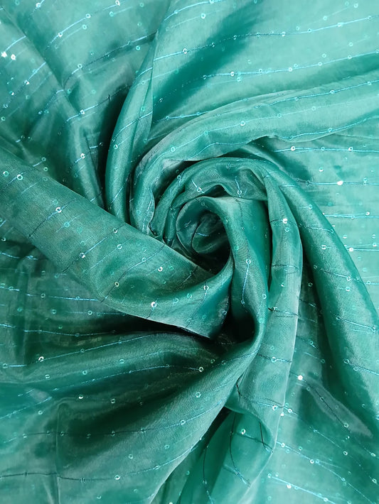 ORGANZA FEEZY-1 SEQUENCE FABRIC