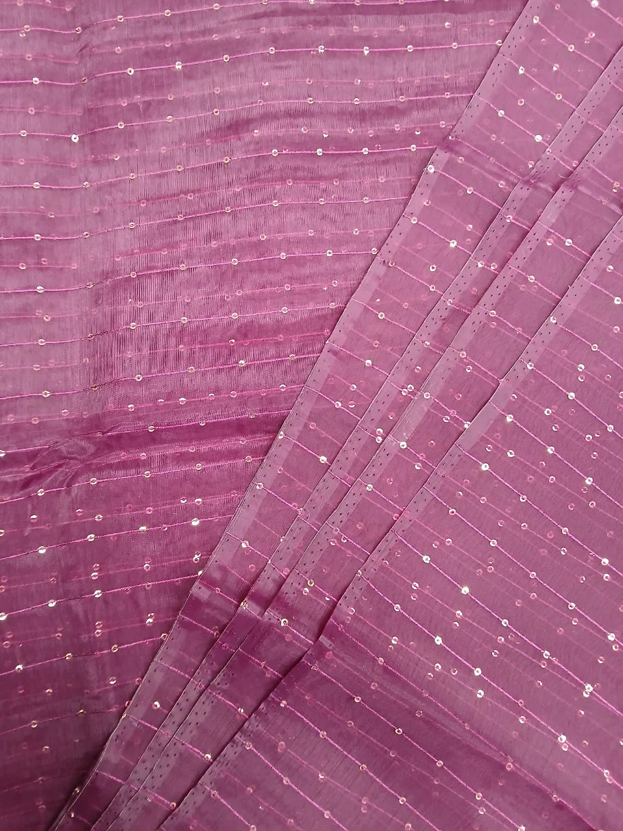 ORGANZA FEEZY-1 SEQUENCE FABRIC