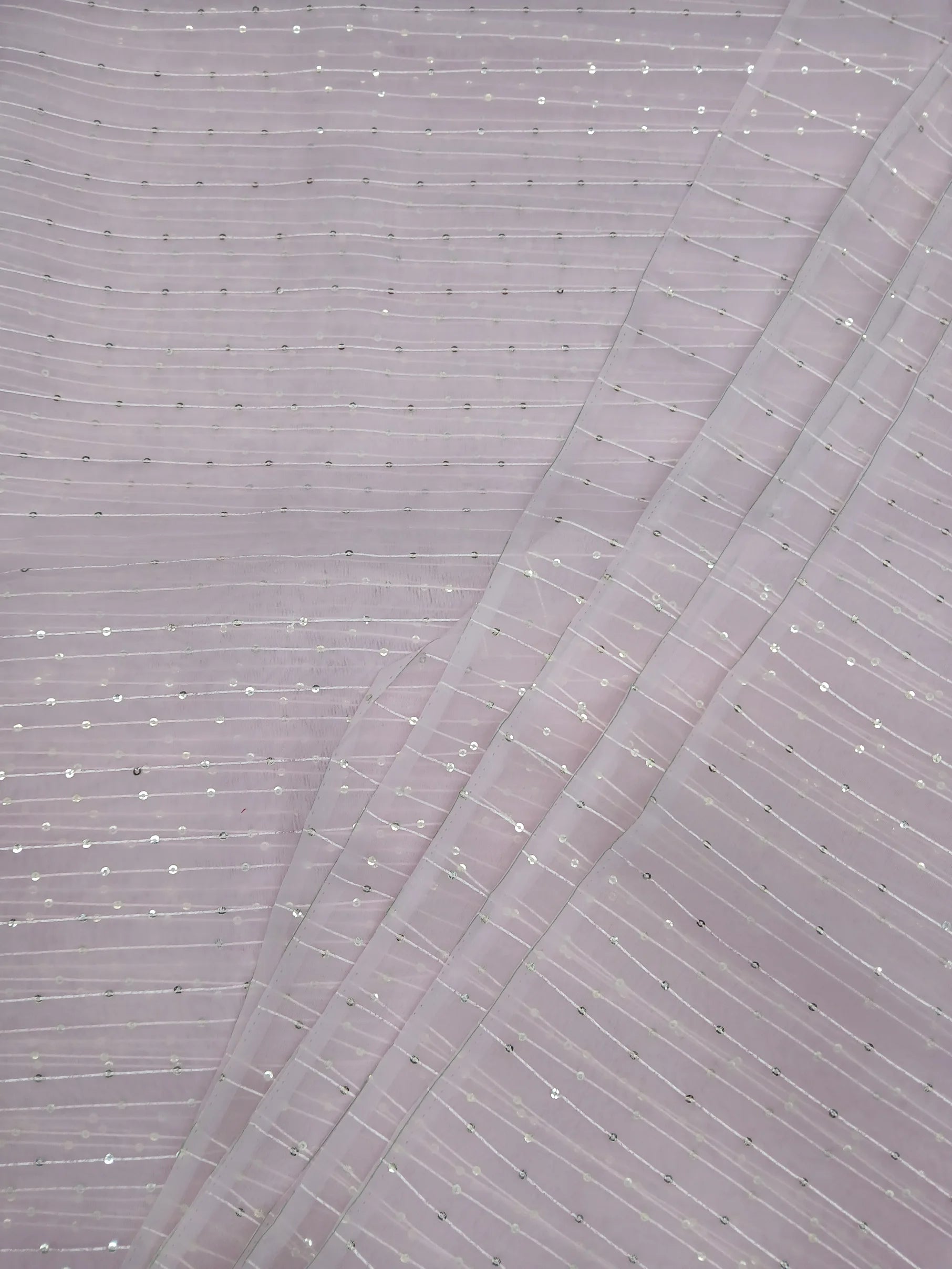 ORGANZA FEEZY-1 SEQUENCE FABRIC