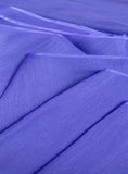 BLUE KHADI ORGANZA DYED FABRIC