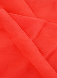 RED KHADI ORGANZA DYED FABRIC