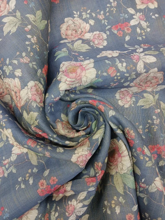 COTTON TISSUE DIGITAL PRINTED FABRIC