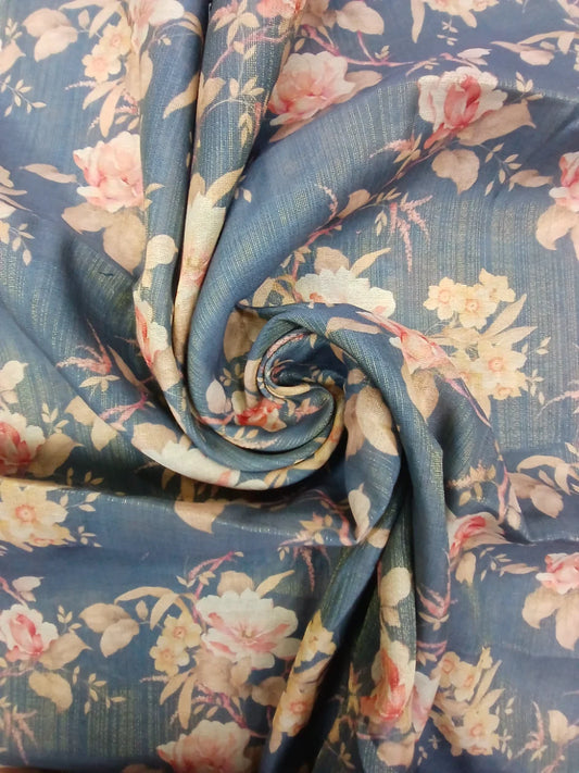 COTTON TISSUE DIGITAL PRINTED FABRIC