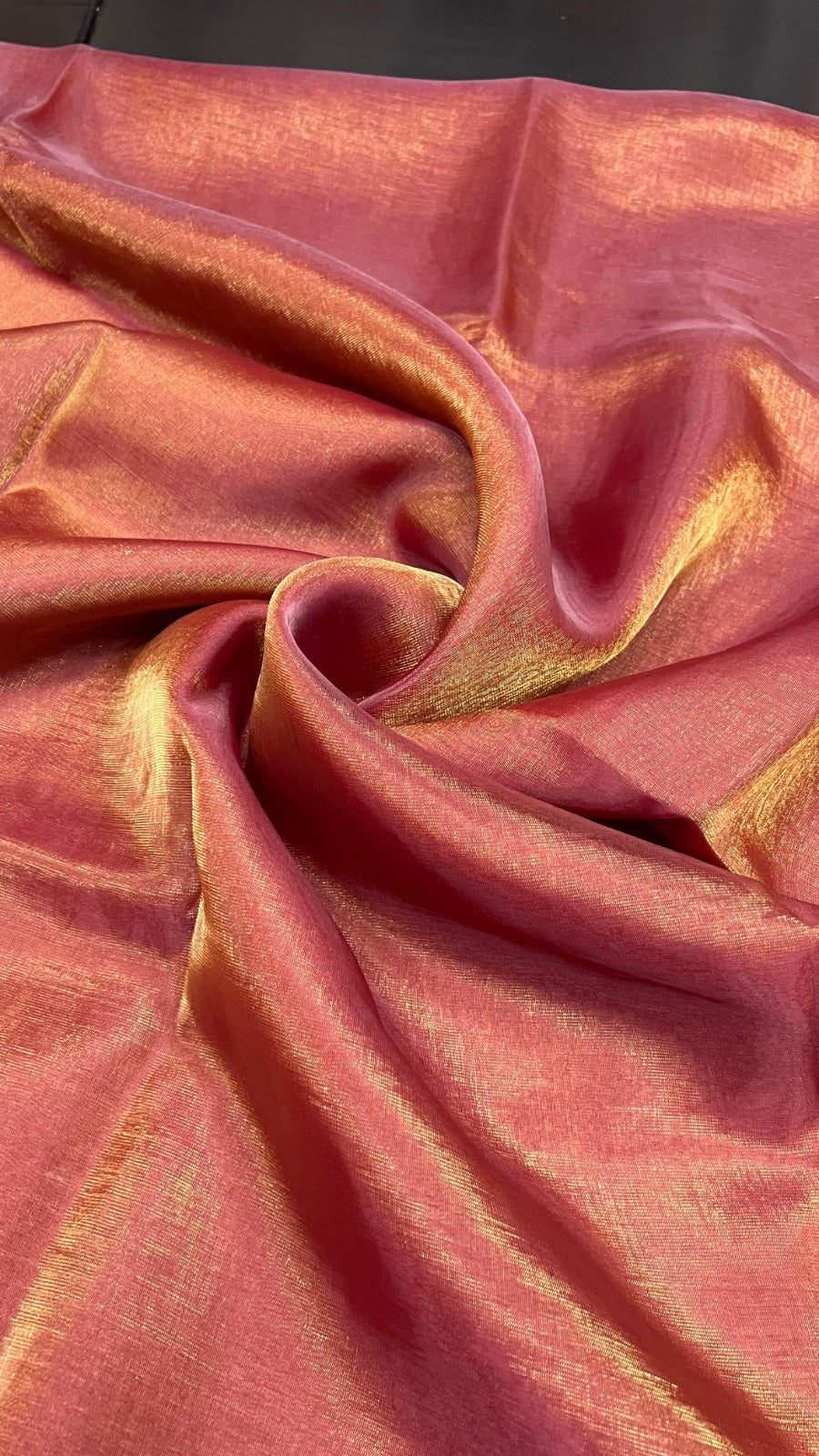 MONO GOLD ORGANZA DYED FABRIC