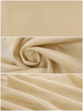 CHICKOO KHADI ORGANZA DYED FABRIC