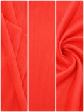 RED KHADI ORGANZA DYED FABRIC