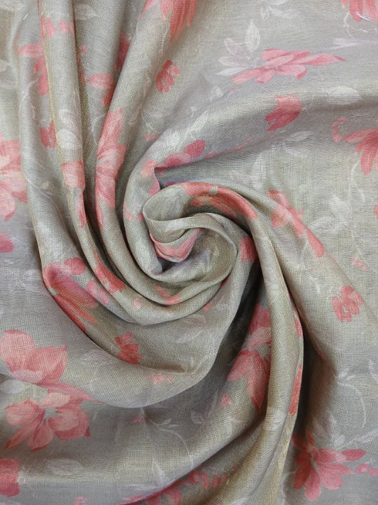 ORGANZA TISSUE DIGITAL PRINTED FABRIC