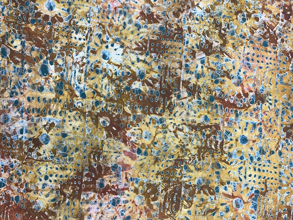 PERI PERI PLAIN BATIK PRINTED VISCOSE FABRIC