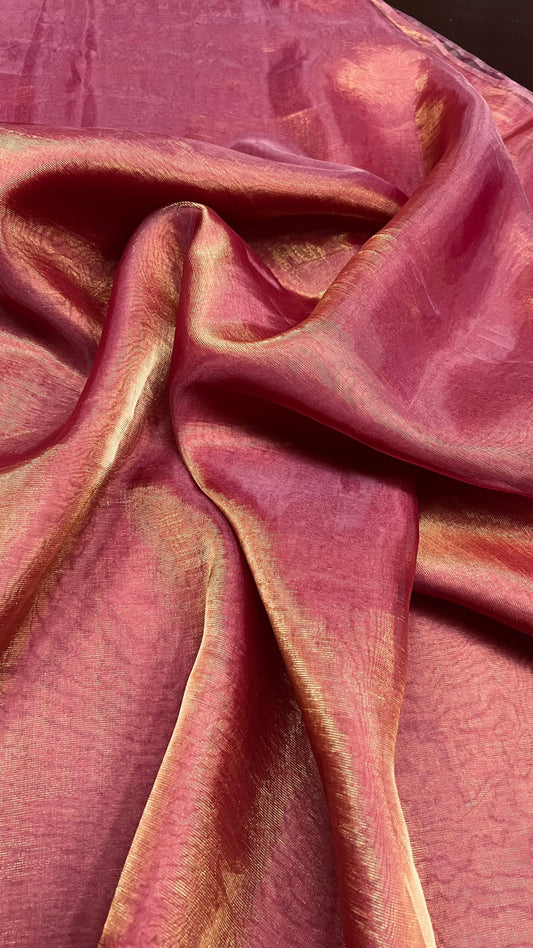 MONO GOLD ORGANZA DYED FABRIC