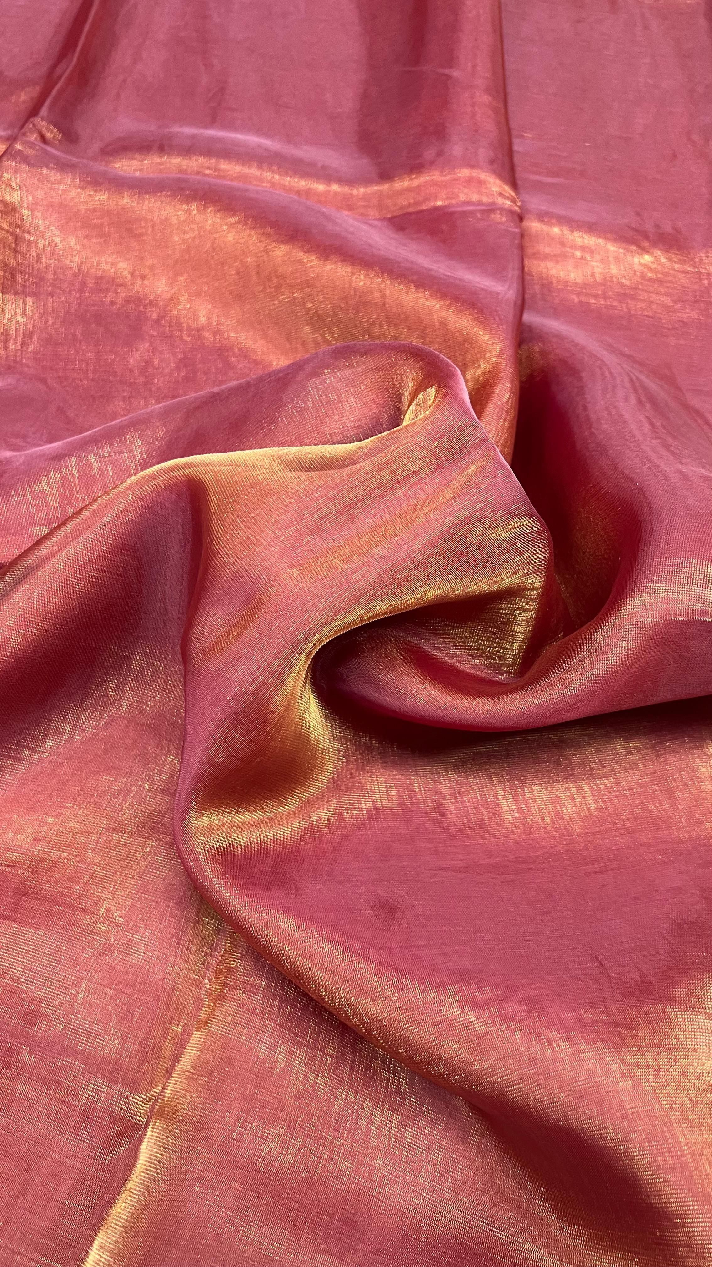 MONO GOLD ORGANZA DYED FABRIC