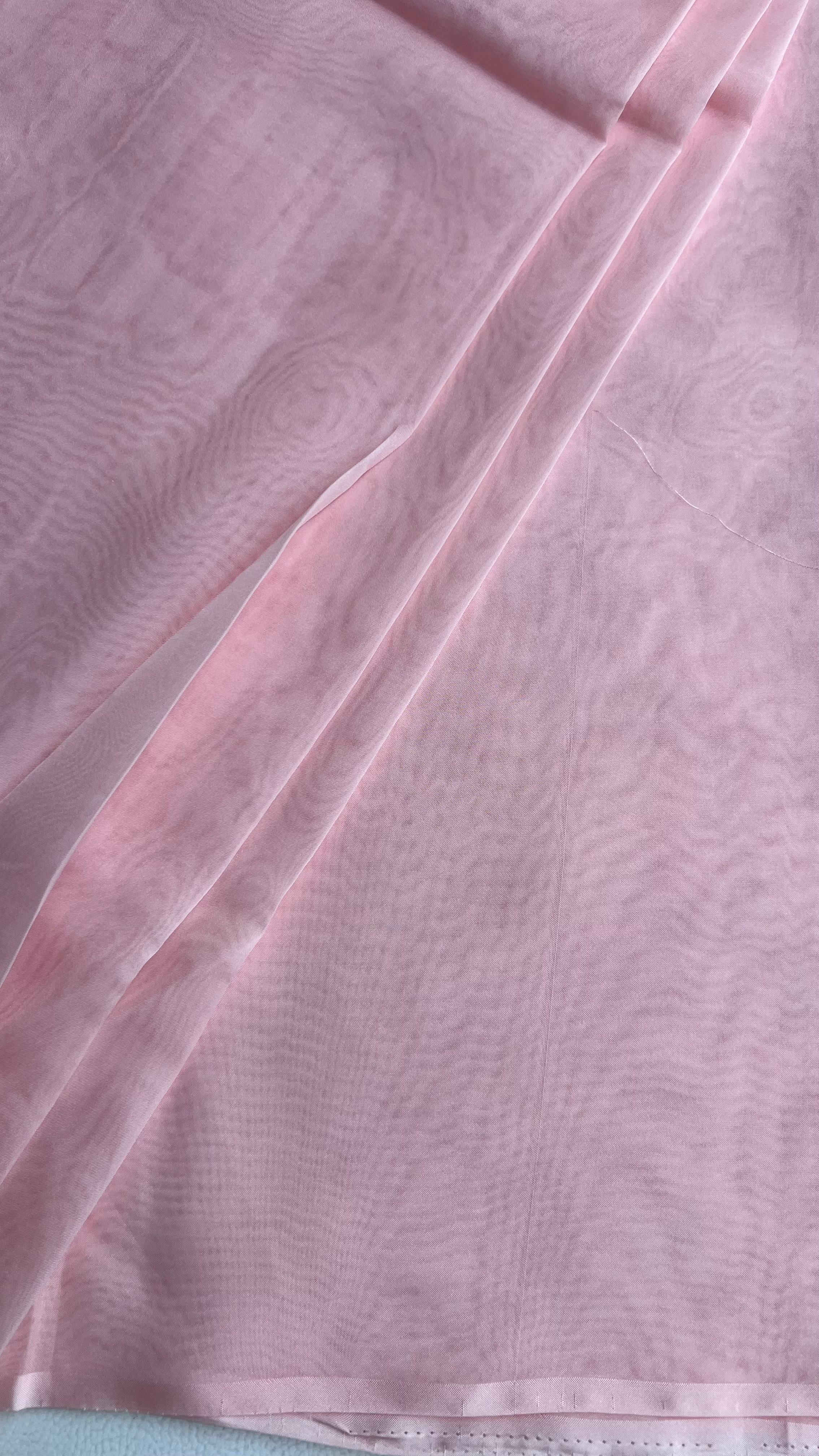 MILKY ORGANZA DYED FABRIC