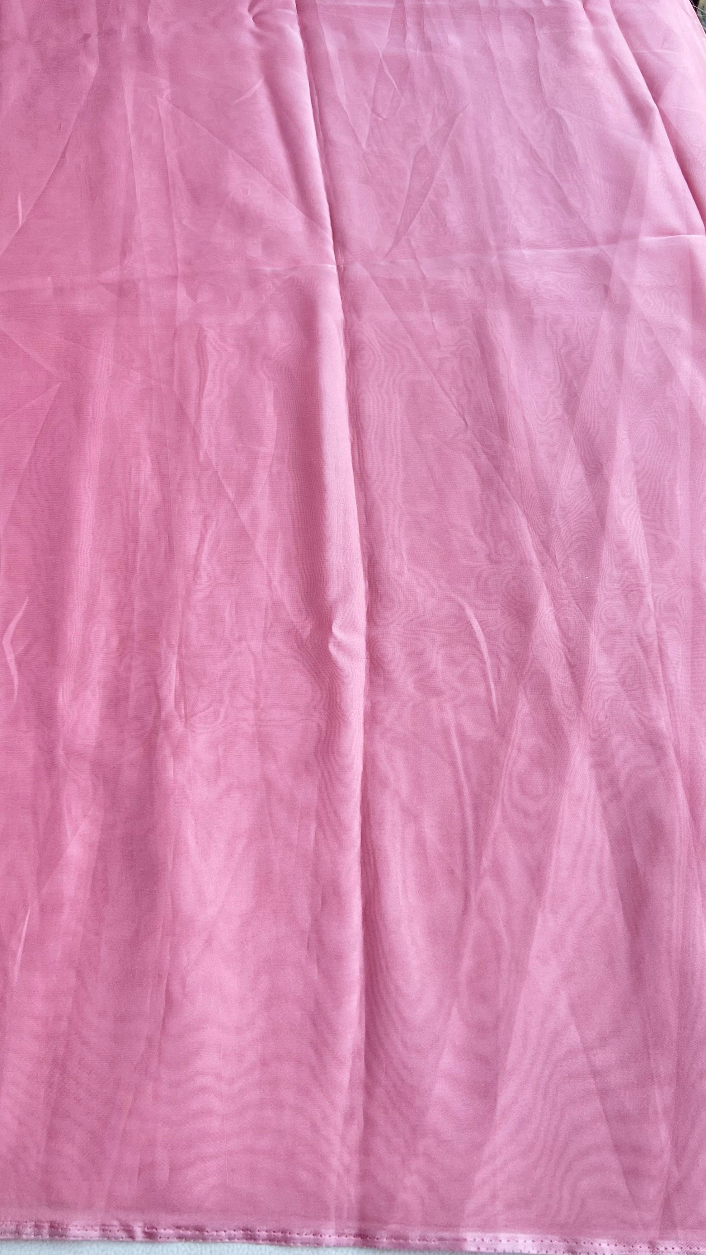 MILKY ORGANZA DYED FABRIC