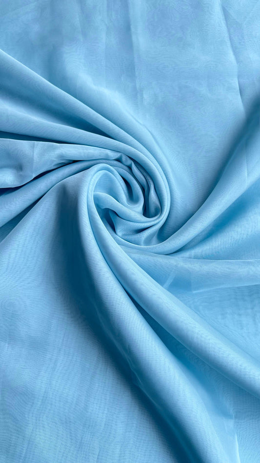 MILKY ORGANZA DYED FABRIC