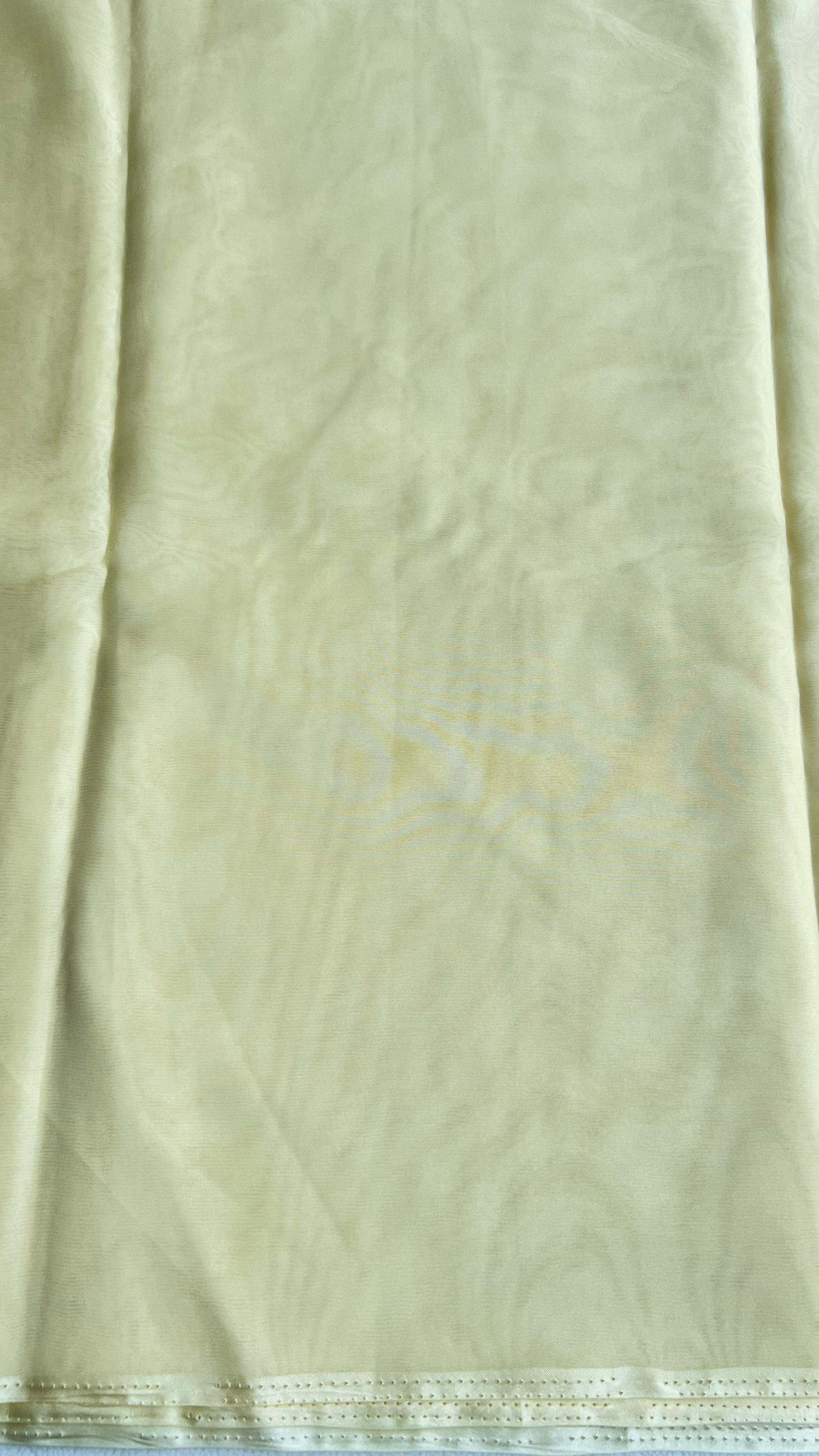 MILKY ORGANZA DYED FABRIC