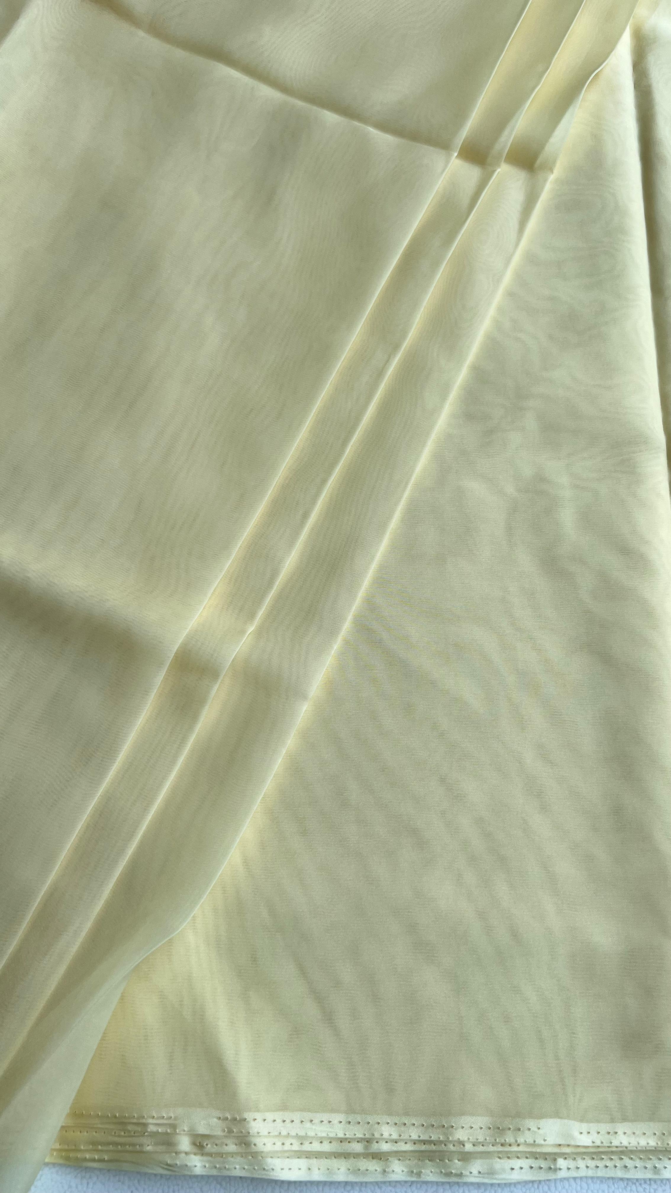 MILKY ORGANZA DYED FABRIC