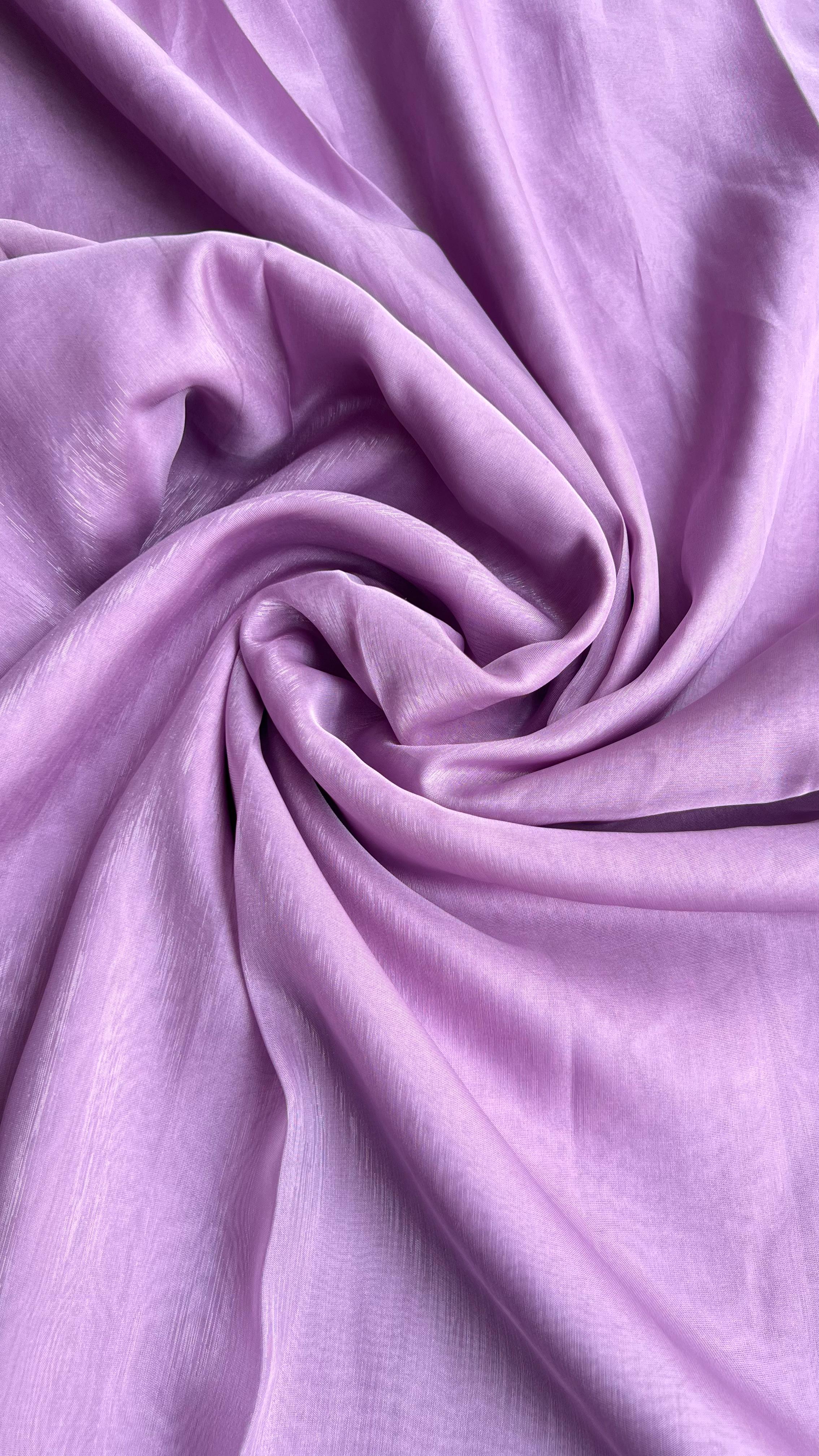 SILVER CRYSTAL ORGANZA DYED FABRIC