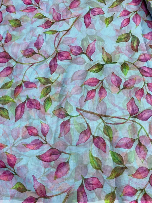 MILKY ORGANZA DIGITAL PRINT