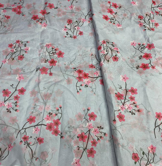 MILKY ORGANZA DIGITAL PRINT