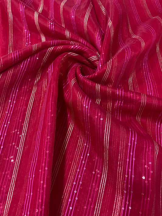 7-STAR ORGANZA SEQUENCE FABRIC