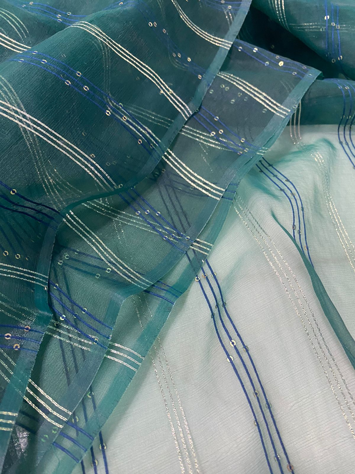 7-STAR ORGANZA SEQUENCE FABRIC