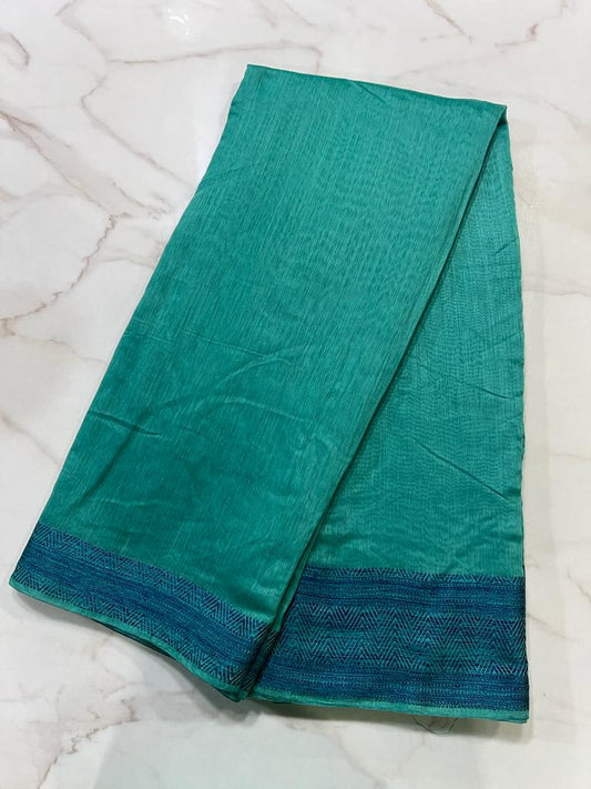 ART LINEN KHADI JACQUARD BORDER 1 FABRIC